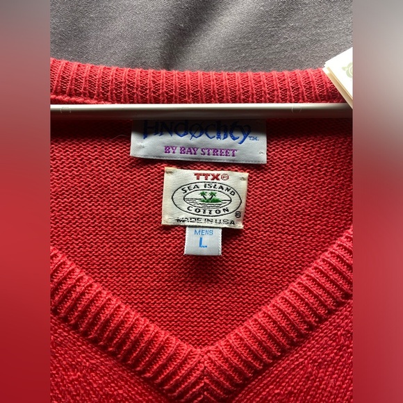 2 VTG Findochty Bay Street Sea Island Cotton Sweaters sz L Men’s or Women’s - Picture 5 of 13